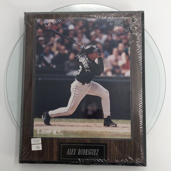 Alex Rodriguez A Rod Seattle Mariners Photo Plaque MLB Wall Hanging 10 x13 NOS - Picture 1 of 8